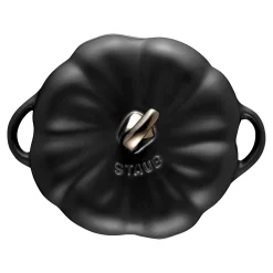 0.75 qt, Pumpkin, Petite Dutch Oven, Black Matte