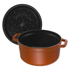 7 qt, Round, Cocotte, Burnt Orange - Factory Second
