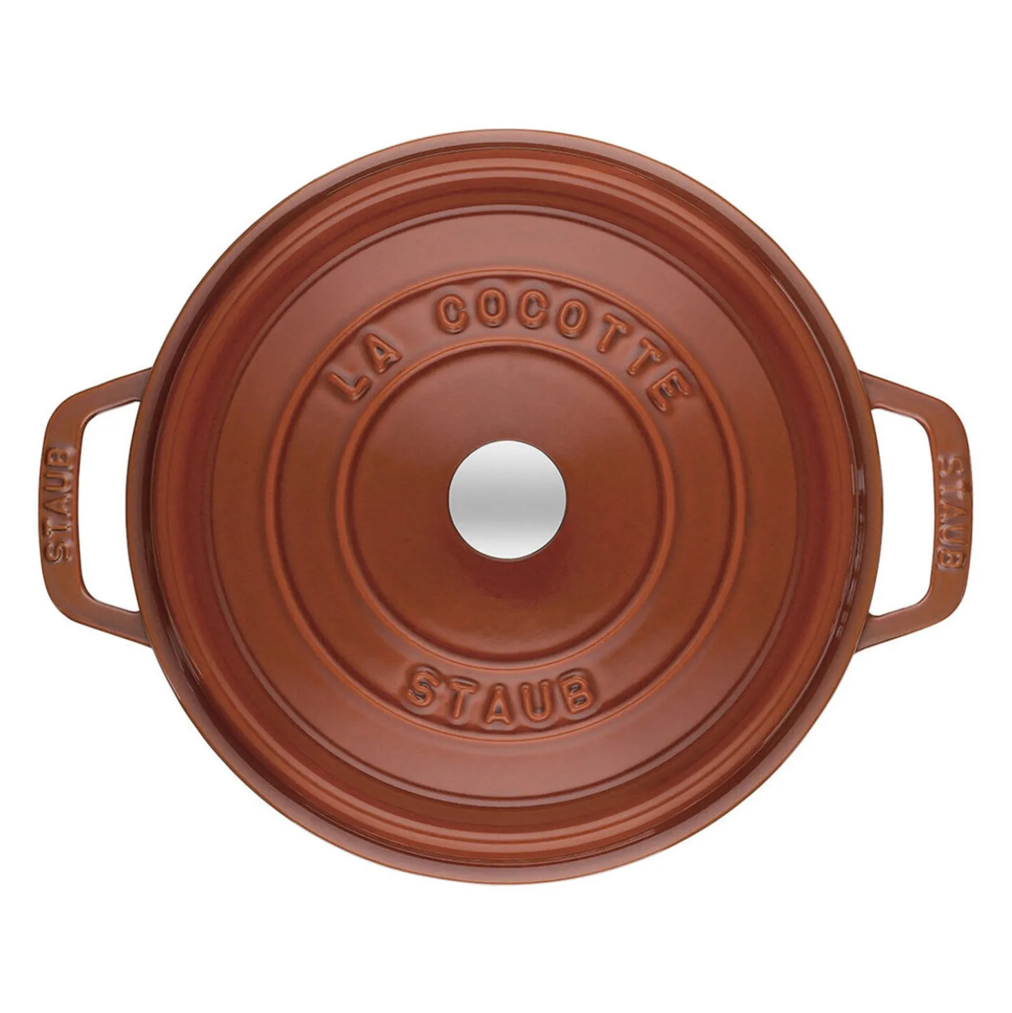 7 qt, Round, Cocotte, Burnt Orange - Factory Second