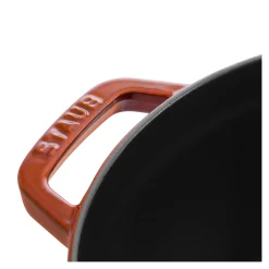 7 qt, Round, Cocotte, Burnt Orange - Factory Second