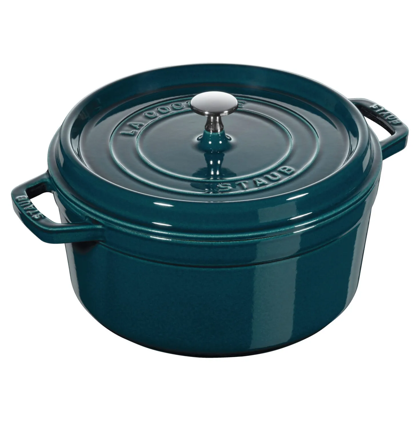 7 qt, Round, Cocotte, La Mer - Factory Second