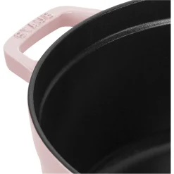 5.5 qt, Round, Cocotte, Pink Peony - Factory Second