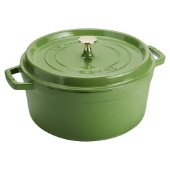 5.5 qt, Round, Cocotte, Pistachio