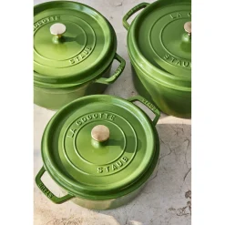 5.5 qt, Round, Cocotte, Pistachio