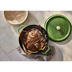 5.5 qt, Round, Cocotte, Pistachio