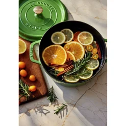 4 qt, Round, Cocotte, Pistachio