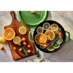 4 qt, Round, Cocotte, Pistachio