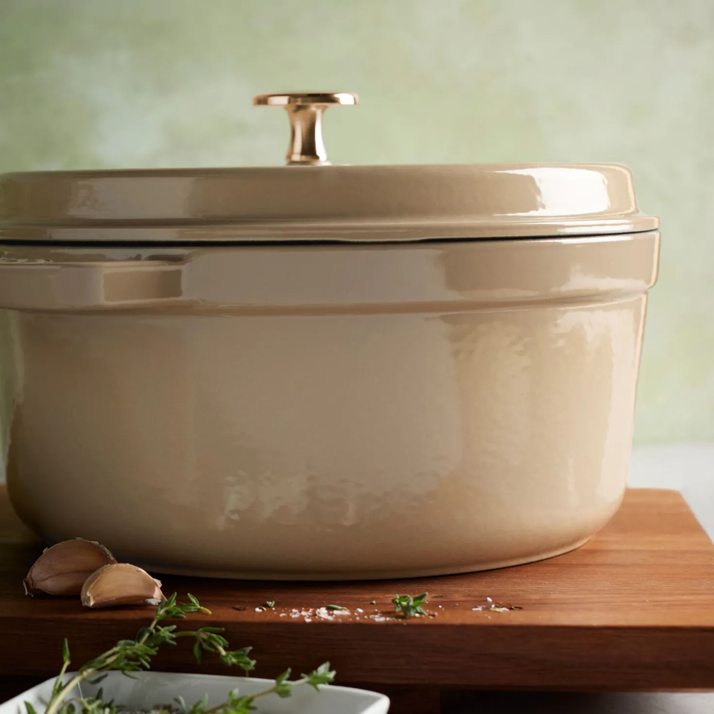 4 qt, Round, Cocotte, Sesame