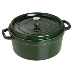 7 qt, Round, Dutch Oven, Basil