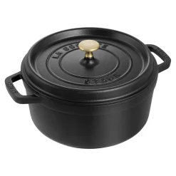 5.5 qt, Round, Dutch Oven, Black Matte - Factory Second