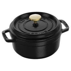 0.425 qt, Round, Dutch Oven, Black Matte