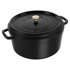 13.25 qt, Round, Dutch Oven, Black Matte
