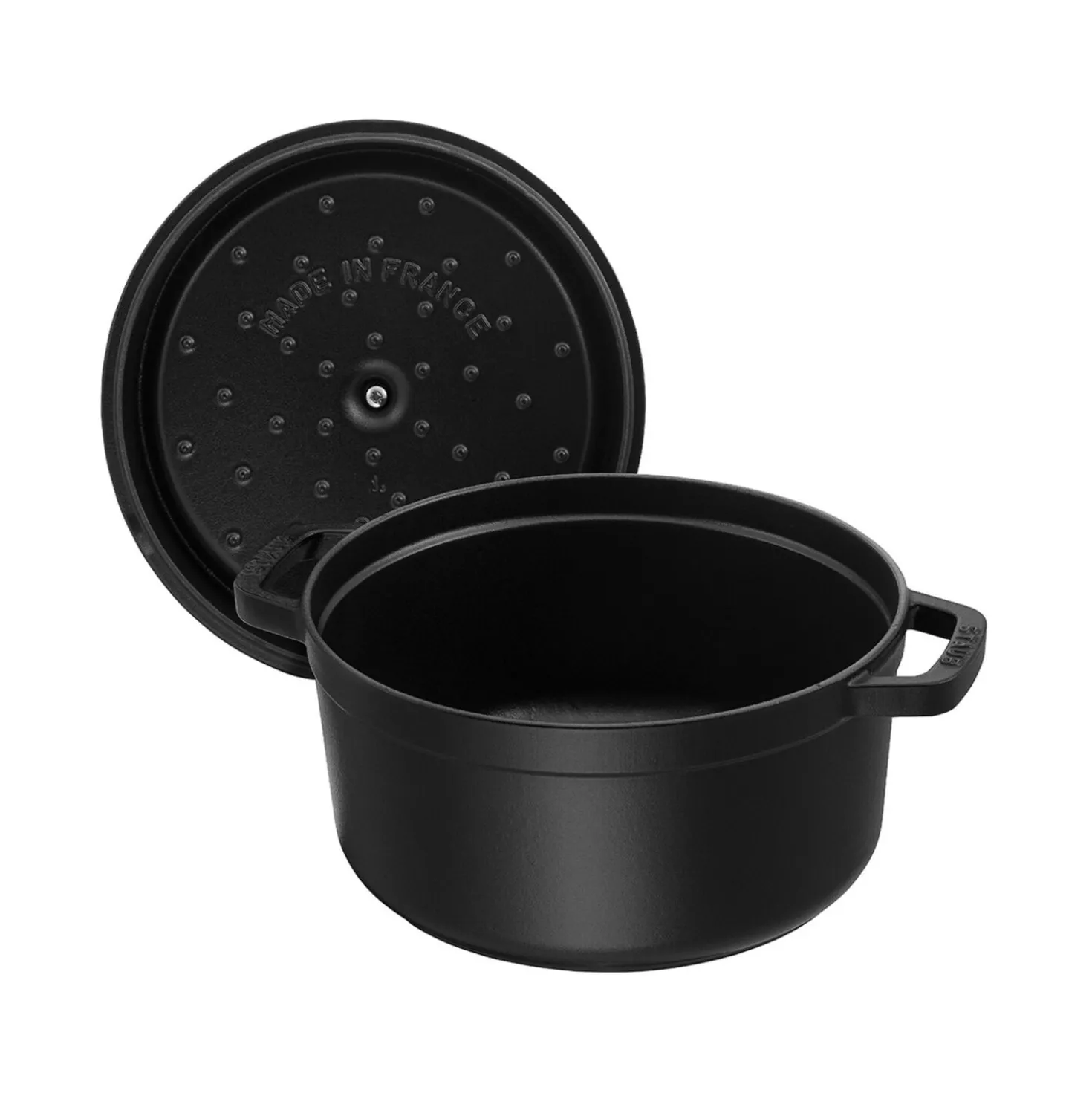 1.25 qt, Round, Dutch Oven, Black Matte