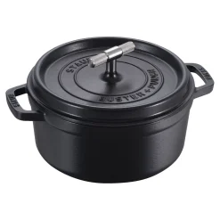 4 qt, Round, Dutch Oven Buster And Punch, Black Matte