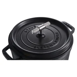 4 qt, Round, Dutch Oven Buster And Punch, Black Matte