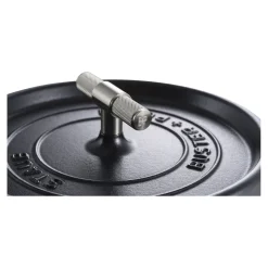 4 qt, Round, Dutch Oven Buster And Punch, Black Matte