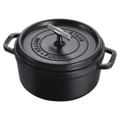 4 qt, Round, Dutch Oven Buster And Punch, Black Matte