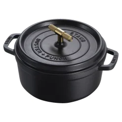 4 qt, Round, Dutch Oven Buster And Punch, Black Matte