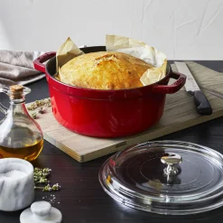 4 qt, Round, Dutch Oven, Cherry