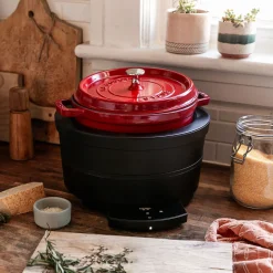 4 qt, Round, Dutch Oven, Cherry