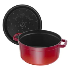 7 qt, Round, Dutch Oven, Cherry