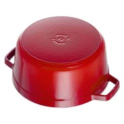 7 qt, Round, Dutch Oven, Cherry