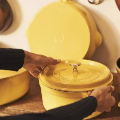 4 qt, Round, Dutch Oven, Citron