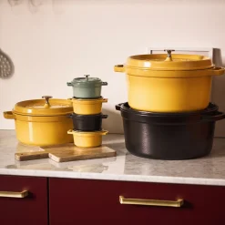 4 qt, Round, Dutch Oven, Citron