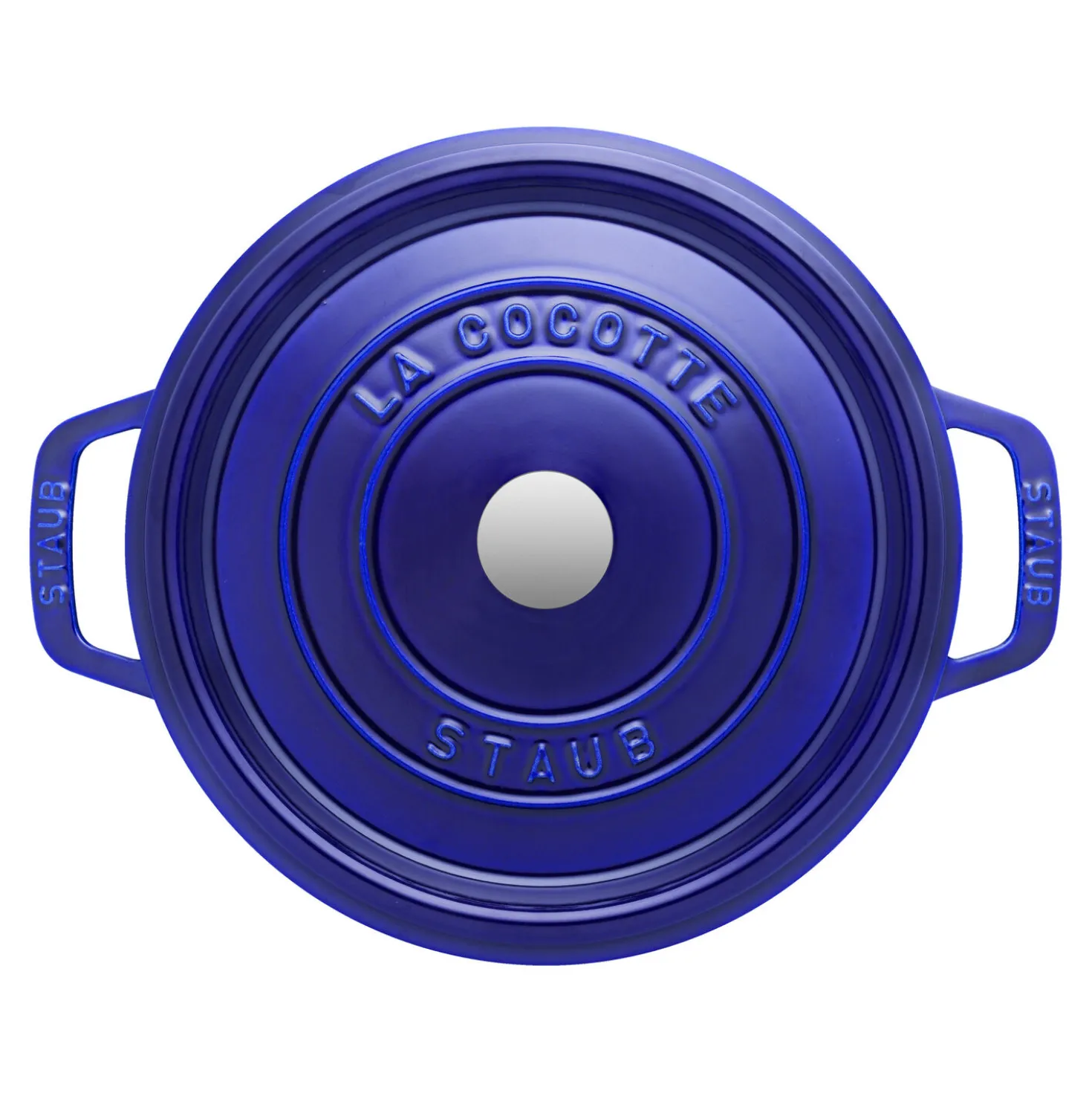 7 qt, Round, Dutch Oven, Dark Blue