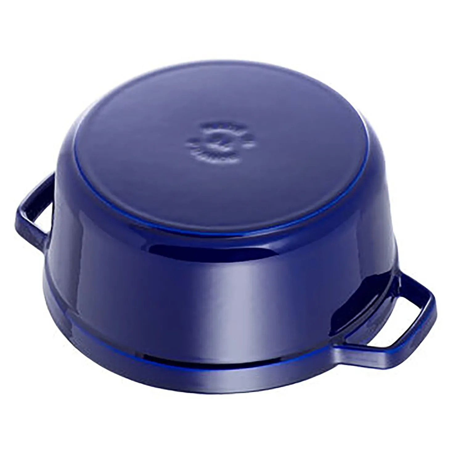 7 qt, Round, Dutch Oven, Dark Blue