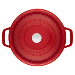 5 qt, Round, Dutch Oven Deep, Cherry - Factory Second