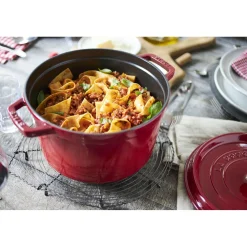 5 qt, Round, Dutch Oven Deep, Cherry - Factory Second