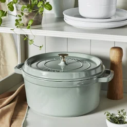 7 qt, Round, Dutch Oven, Eucalyptus - Factory Second