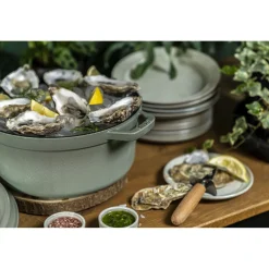 7 qt, Round, Dutch Oven, Eucalyptus - Factory Second