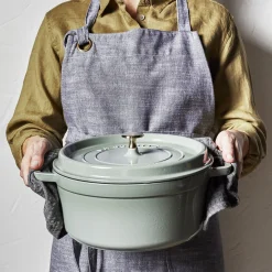 7 qt, Round, Dutch Oven, Eucalyptus - Factory Second