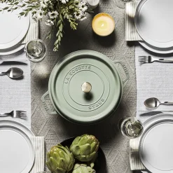 7 qt, Round, Dutch Oven, Eucalyptus - Factory Second