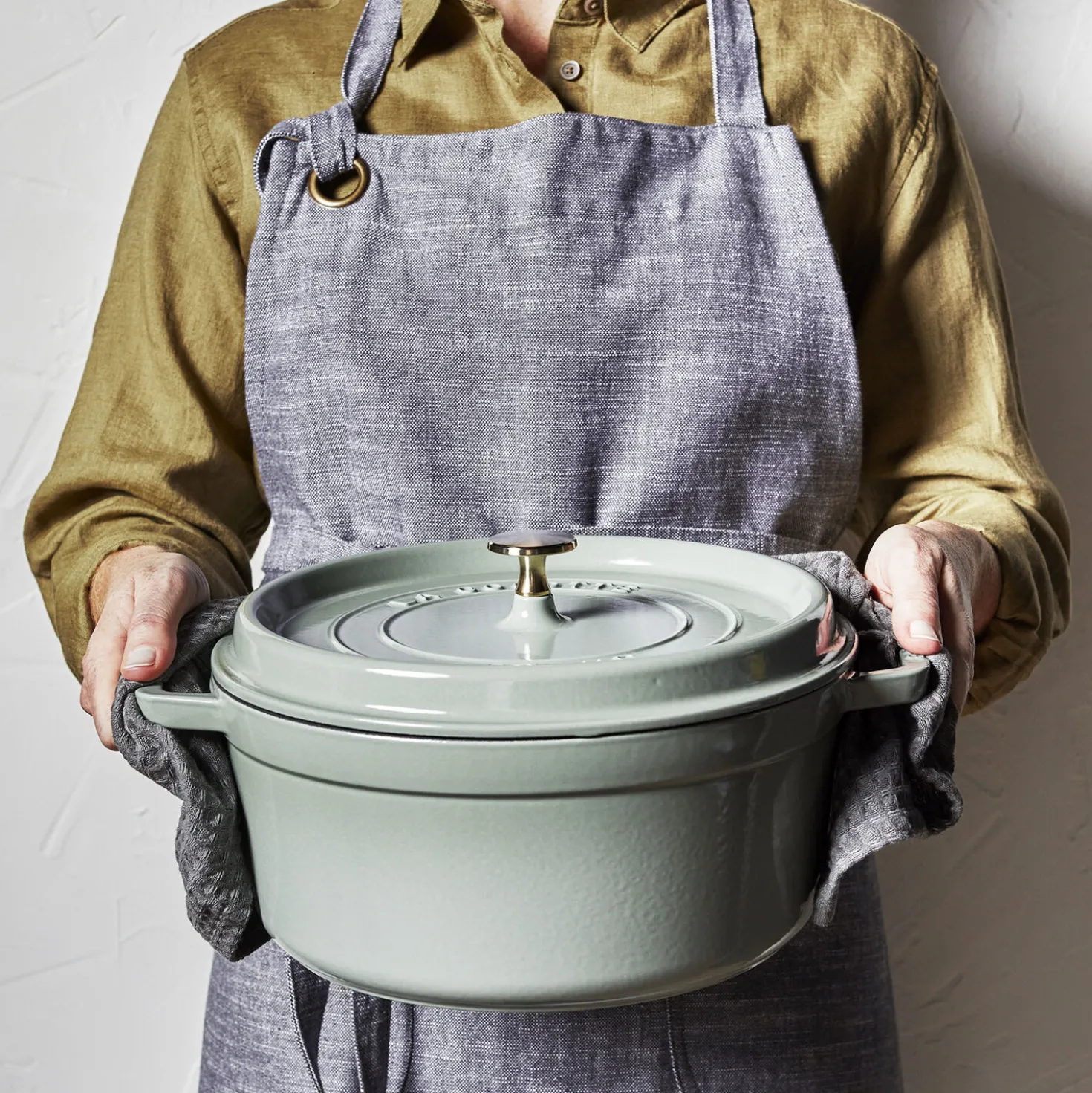 7 qt, Round, Dutch Oven, Eucalyptus