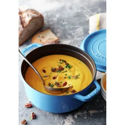 4 qt, Round, Dutch Oven, French Blue - Factory Second