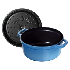 4 qt, Round, Dutch Oven, French Blue - Factory Second