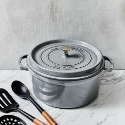 4 qt, Round, Dutch Oven, Graphite Grey