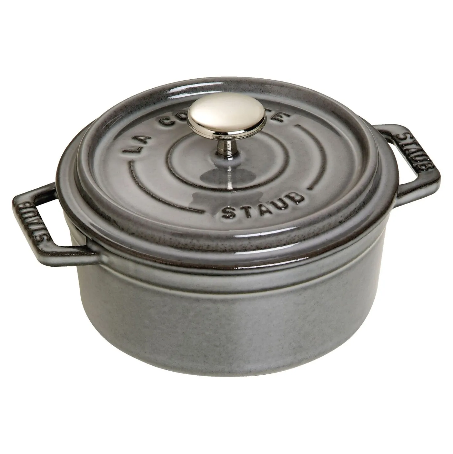 0.425 qt, Round, Dutch Oven, Graphite Grey