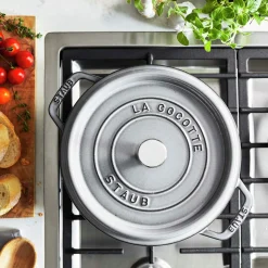 8.75 qt, Round, Dutch Oven, Graphite Grey