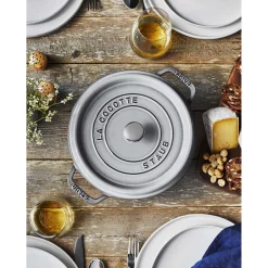 5.5 qt, Round, Dutch Oven, Graphite Grey