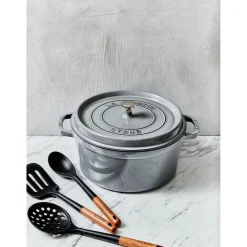 7 qt, Round, Dutch Oven, Graphite Grey - Factory Second