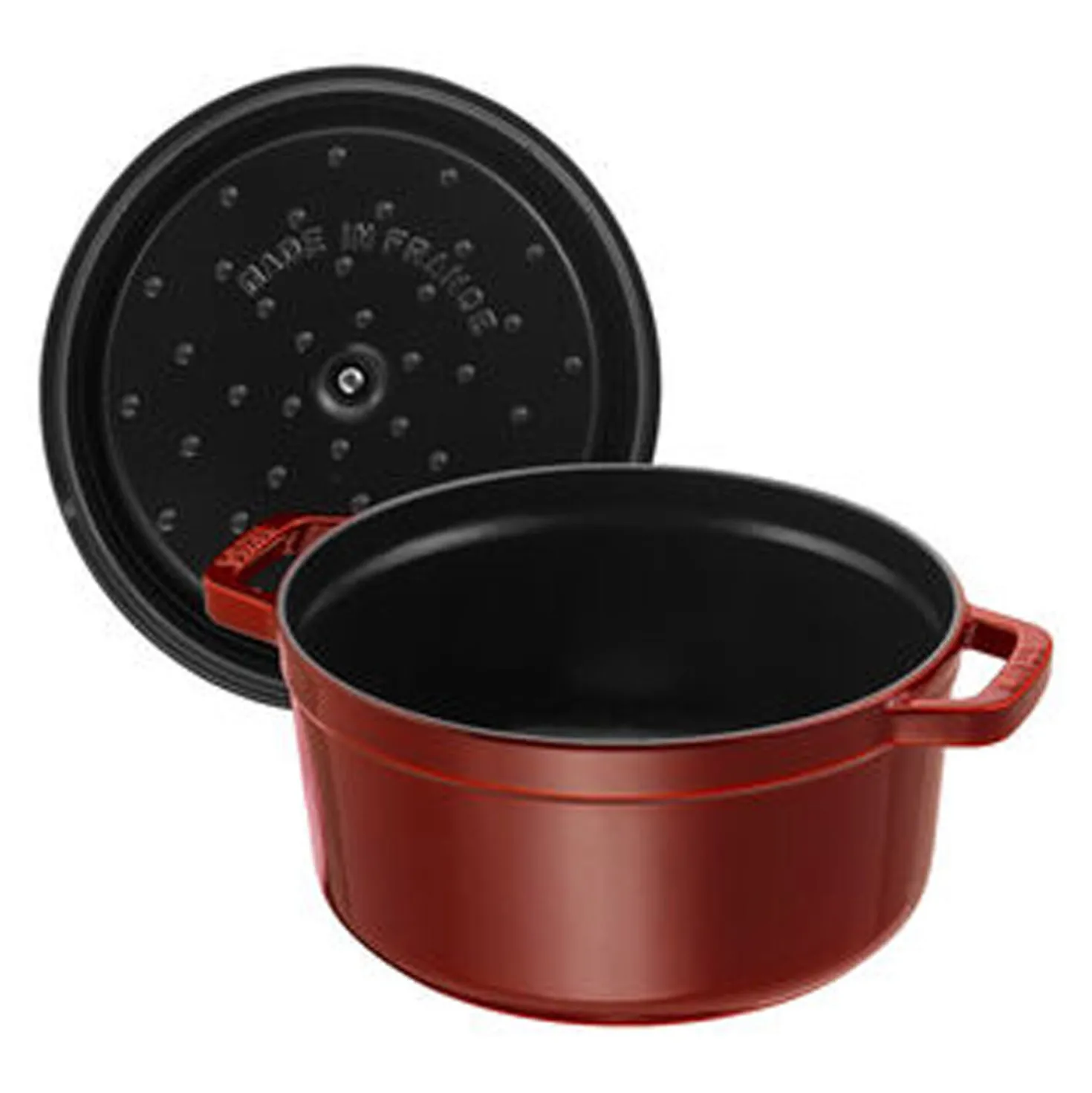 5.5 qt, Round, Dutch Oven, Grenadine