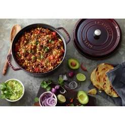 13.25 qt, Round, Dutch Oven, Grenadine