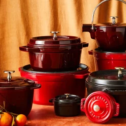 4 qt, Round, Dutch Oven, Grenadine
