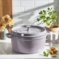 7 qt, Round, Dutch Oven, Lilac