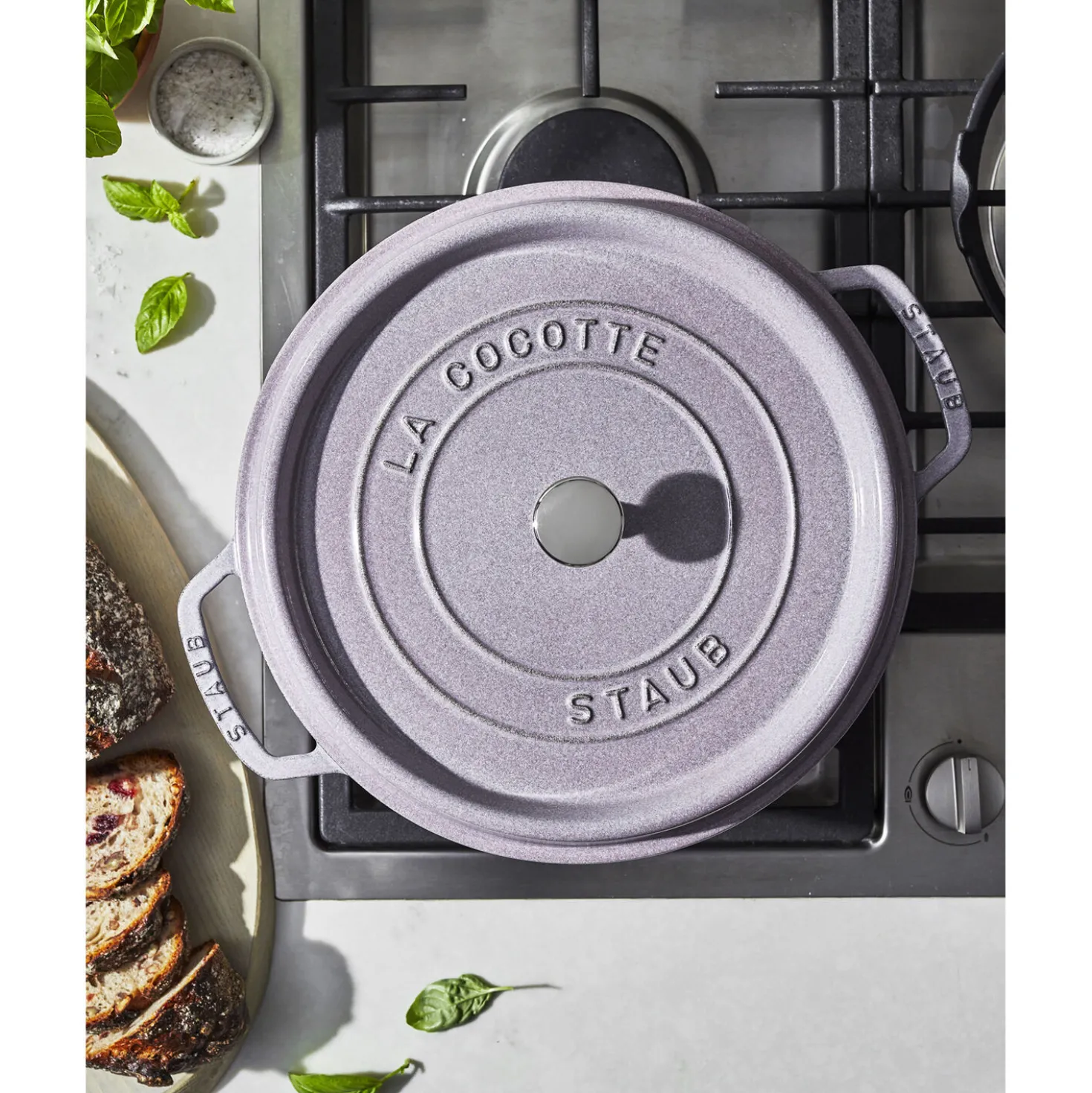 7 qt, Round, Dutch Oven, Lilac