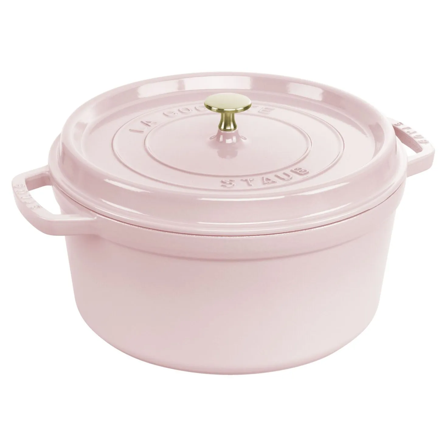 7 qt, Round, Dutch Oven, Pink Peony - Factory Second